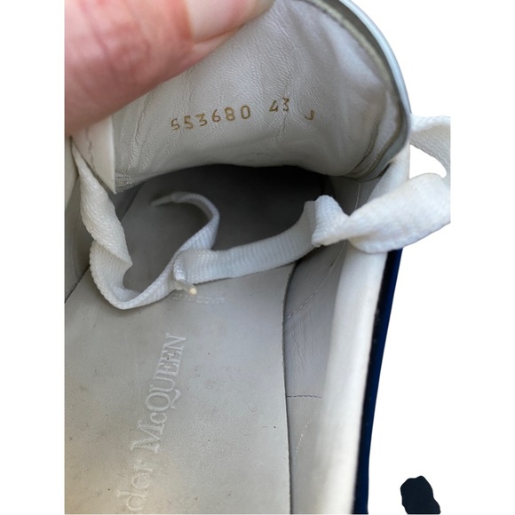 Alexander McQueen White and Black Sneakers with Modern Design size 10 - Picture 8 of 9